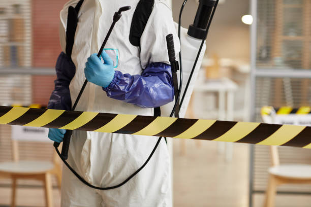 Professional Biohazard Cleanup technician working in Grantsville, UT